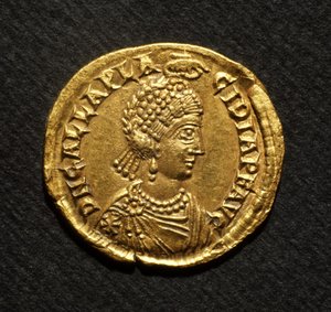 Solidus di Galla Placidia, 425-50